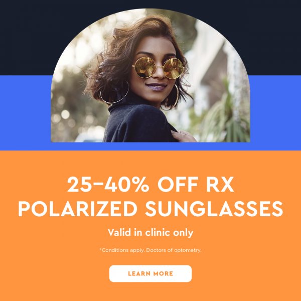 Prescription sunglasses sale – girl friends wearing sunglasses running in the woods - FYidoctors